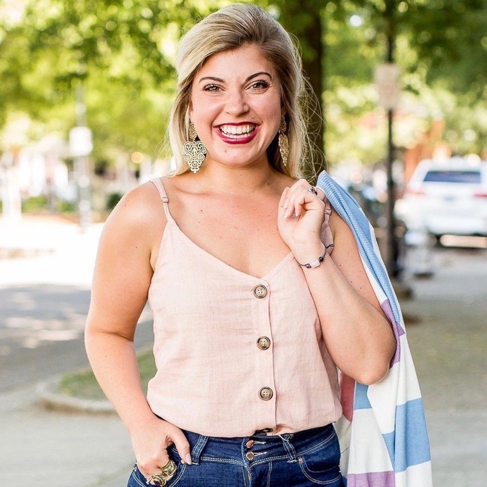 Gardenia Linen Tank